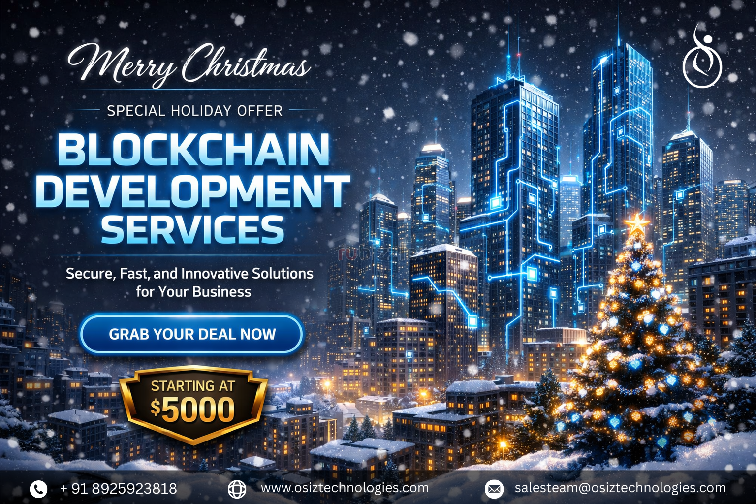 Christmas Special Blockchain Development Services – Starting at $5000