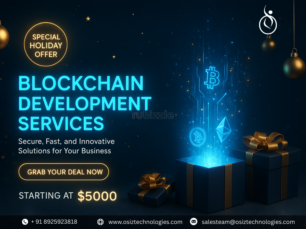 Blockchain Development Services – Christmas Offer Starting at $5000 |