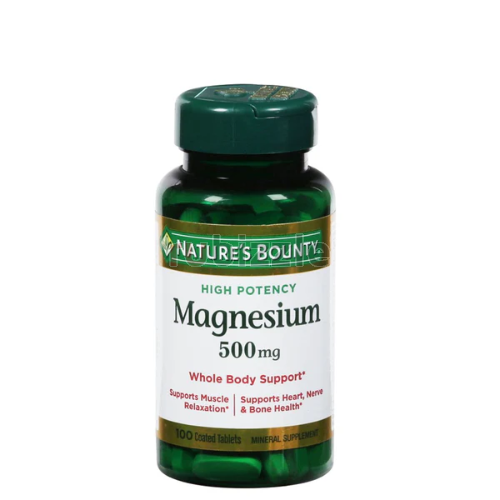 New Nature's Bounty Magnesium 500mg 100 Tablets Price In Lahore - 0300