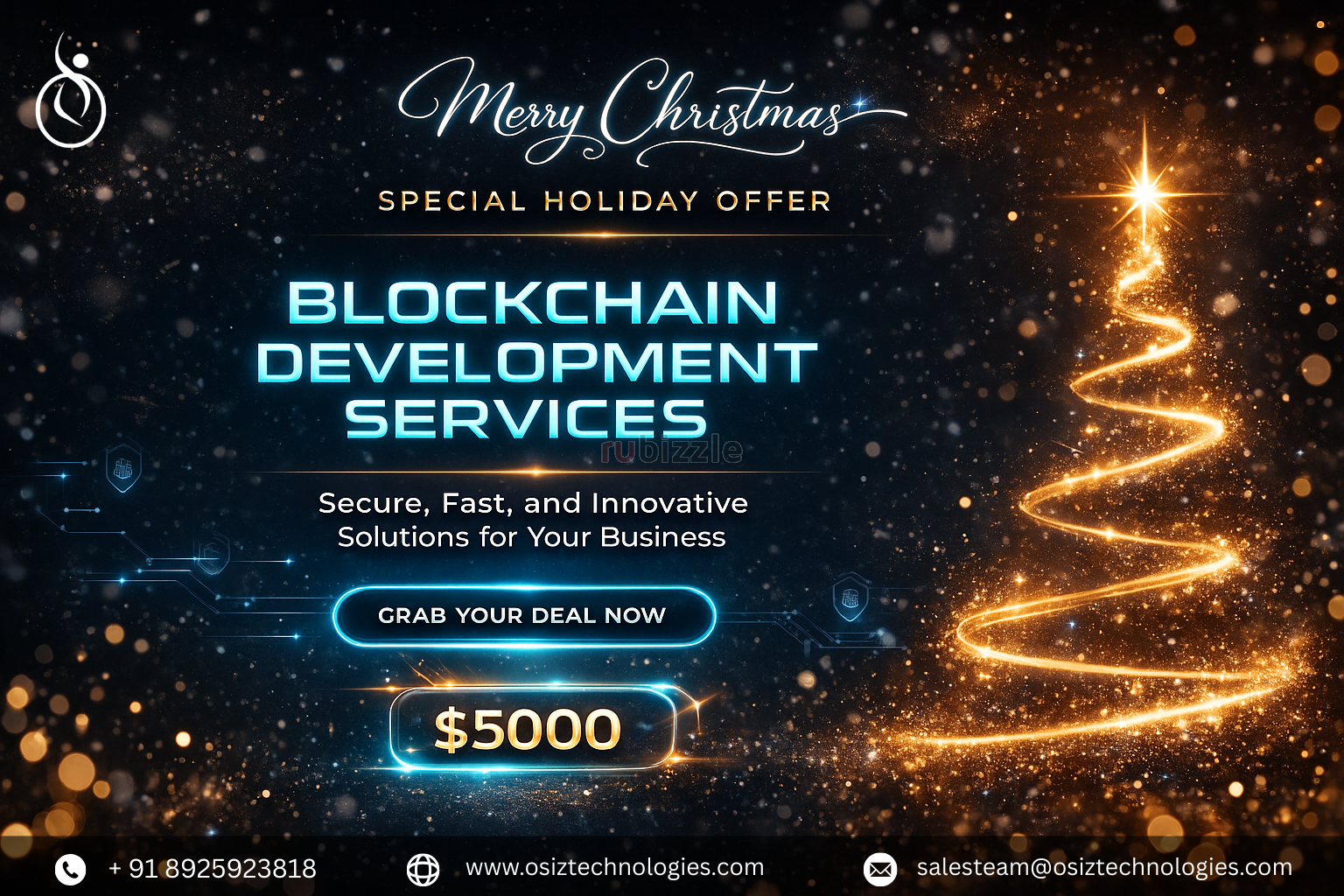 Christmas Special Blockchain Development Services at $5000 | Osiz